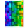 Paris Prix Paravent 3 Volets  Colourful Cubes  135x172cm