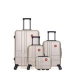 SWISS KOPPER SWISS KOPPER - LOT DE 4 - Valises grand format, cabine, cabine XXS et vanity USTER. Coloris disponibles : Bleu, Noir, Beige, Vert, Gris, Rose