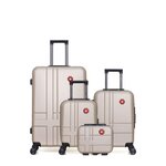 SWISS KOPPER SWISS KOPPER - LOT DE 4 - Valises grand format, cabine, cabine XXS et vanity USTER. Coloris disponibles : Bleu, Noir