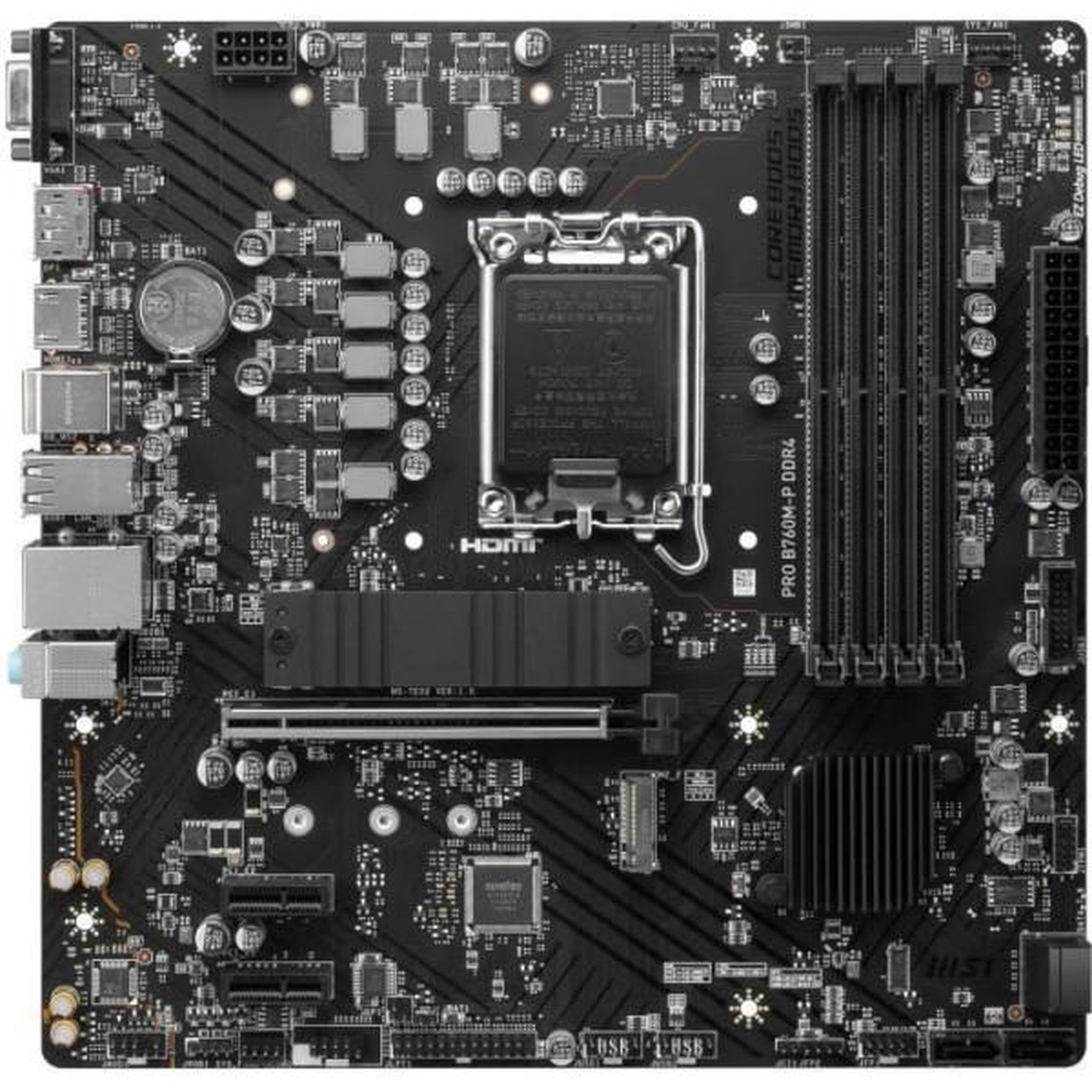 Voir la diapositive 3 : MSI Carte mere - MSI - PRO B760M-P DDR4