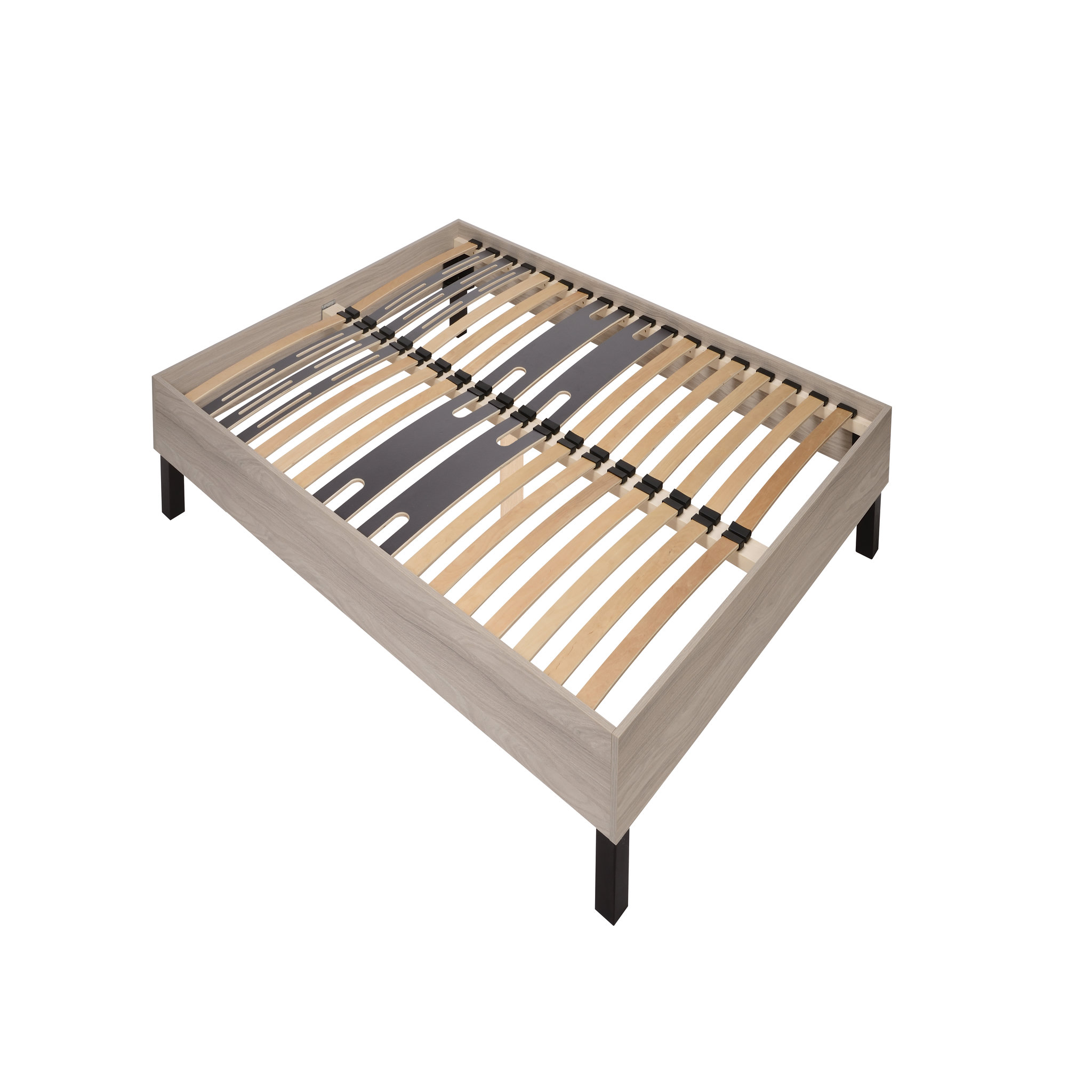 Voir la diapositive 2 : Kit sommier 18 lattes 90x190 cm EASYKIT
