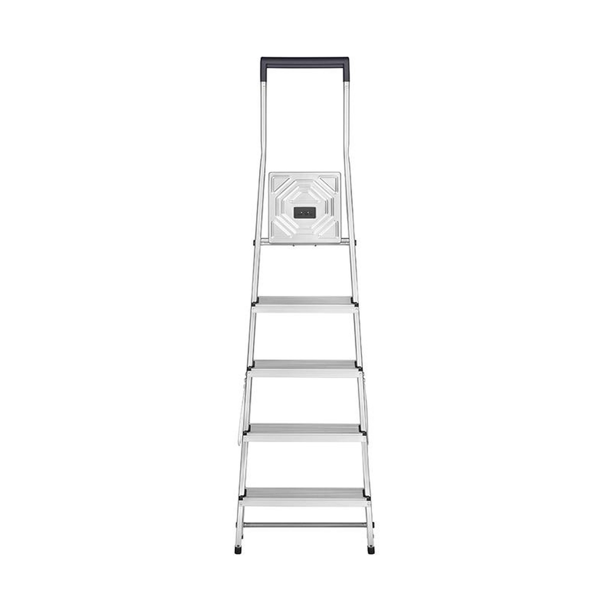 Voir la diapositive 3 : HAILO Escabeau domestique pliable en aluminium 5 marches ultra léger hailo l40
