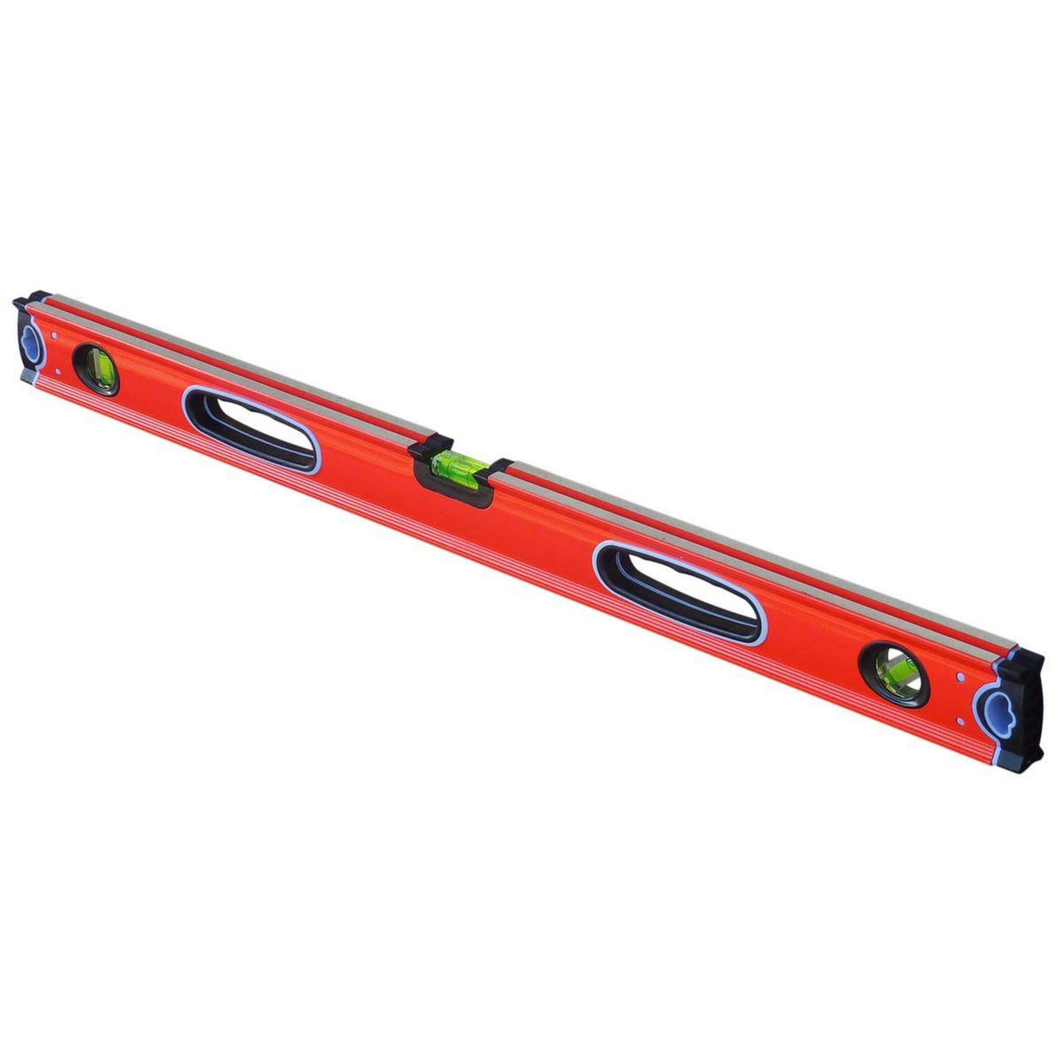 OUTIFRANCE Niveau alu tubulaire professionnel - 600 mm 3 fioles