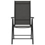 Voir la diapositive 3 : VIDAXL Chaises de jardin pliables lot de 6 Textilene Noir