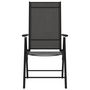 Voir la diapositive 3 : VIDAXL Chaises de jardin pliables lot de 6 Textilene Noir