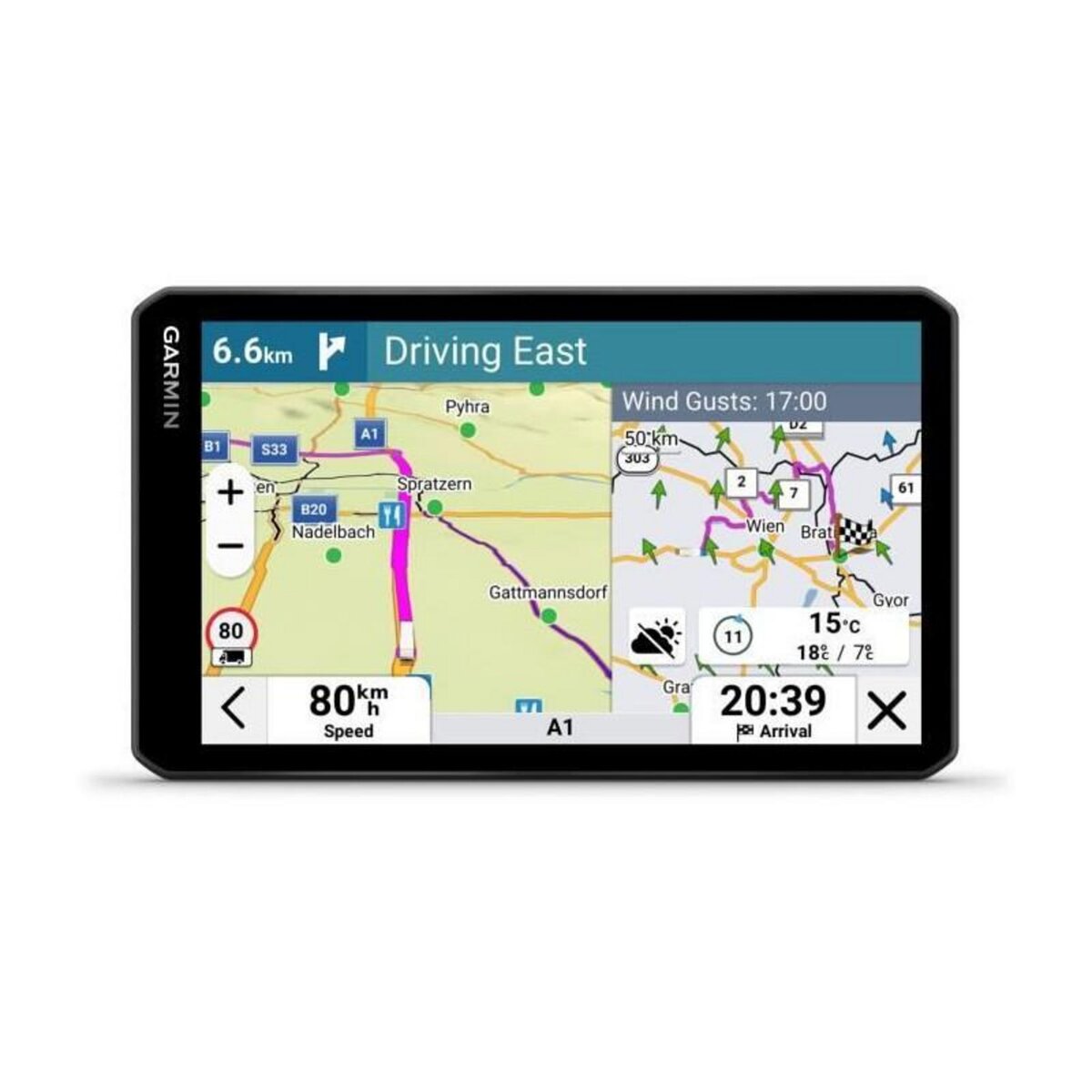 GARMIN GPS poids-lourds - GARMIN - Dezl LGV720 - Europe entiere, communauté dezl