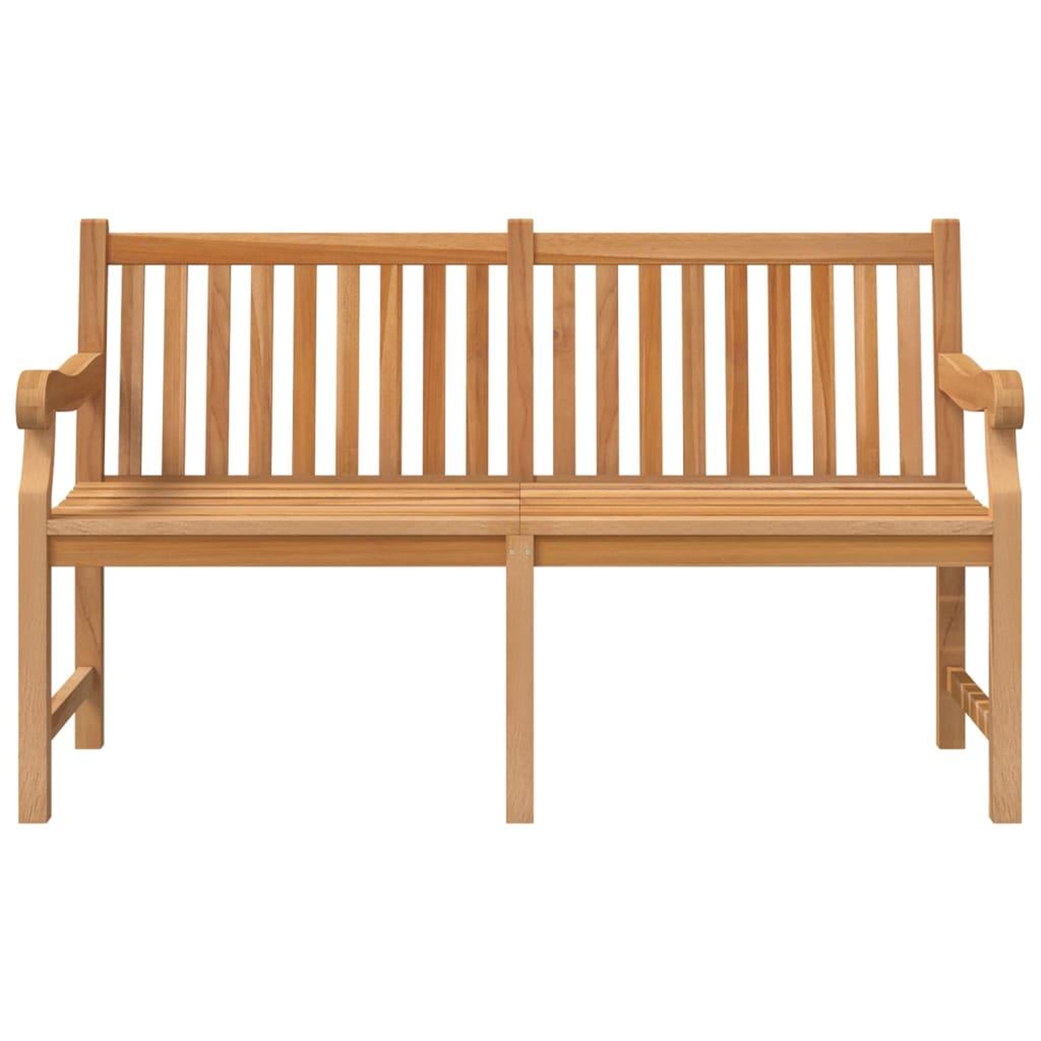 Voir la diapositive 3 : VIDAXL Banc de jardin 150 cm bois de teck massif