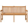 Voir la diapositive 3 : VIDAXL Banc de jardin 150 cm bois de teck massif
