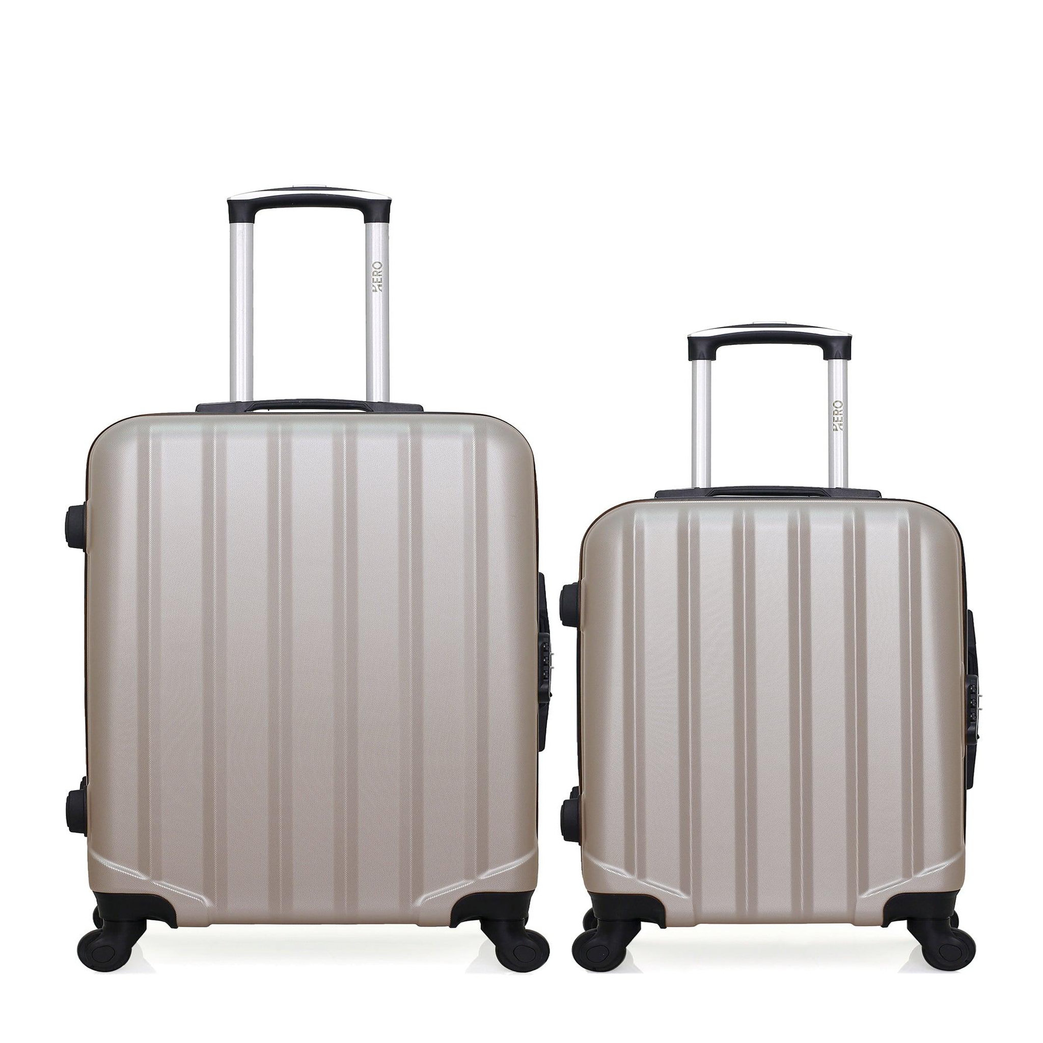 HERO HERO - Lot de 2 valises weekend et cabine ABS HIMALAYA