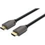 Voir la diapositive 3 : ADEQWAT Câble HDMI 2.1/48Gbps 1.50M Noir