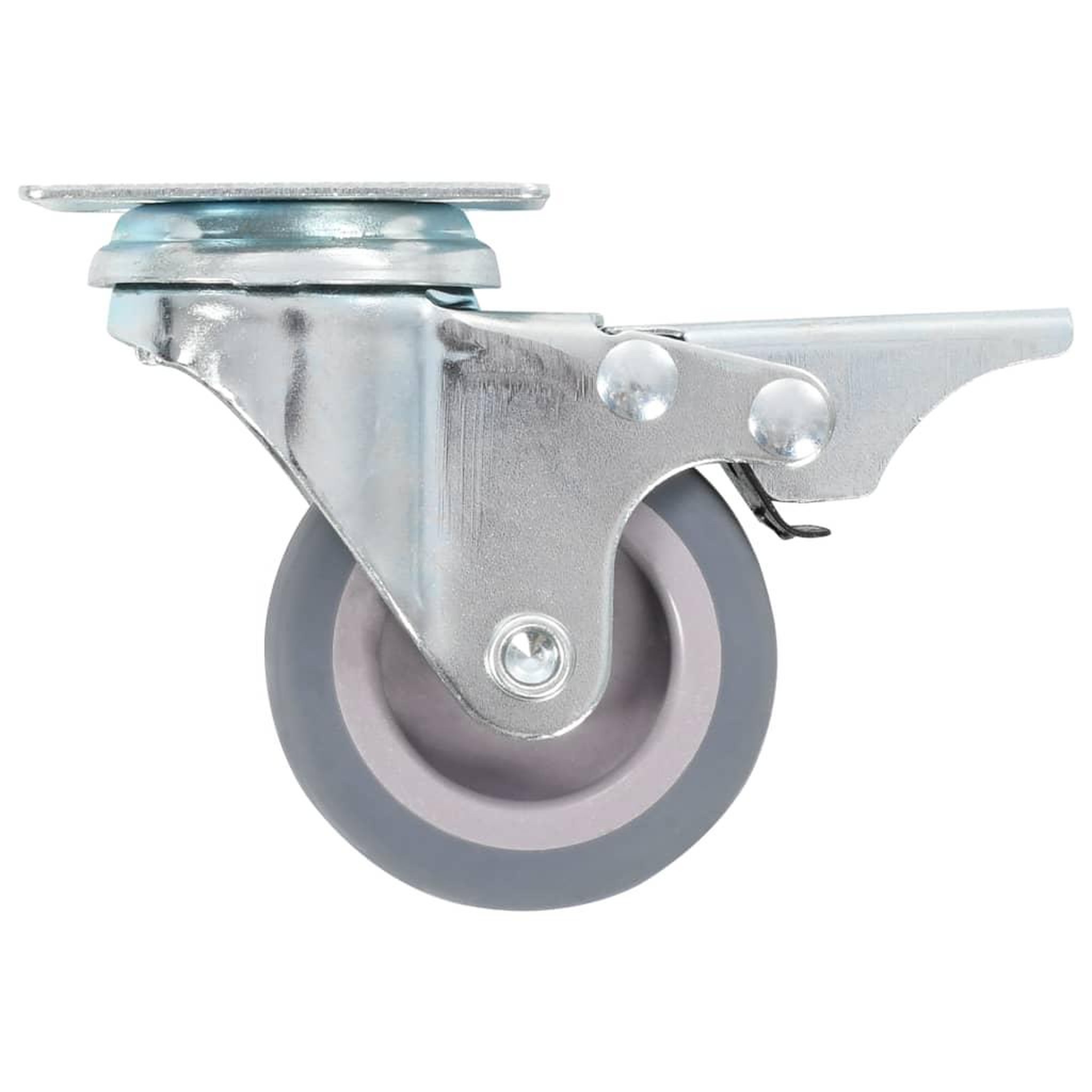 Voir la diapositive 4 : VIDAXL Roulettes pivotantes avec frein double 4 pcs 50 mm