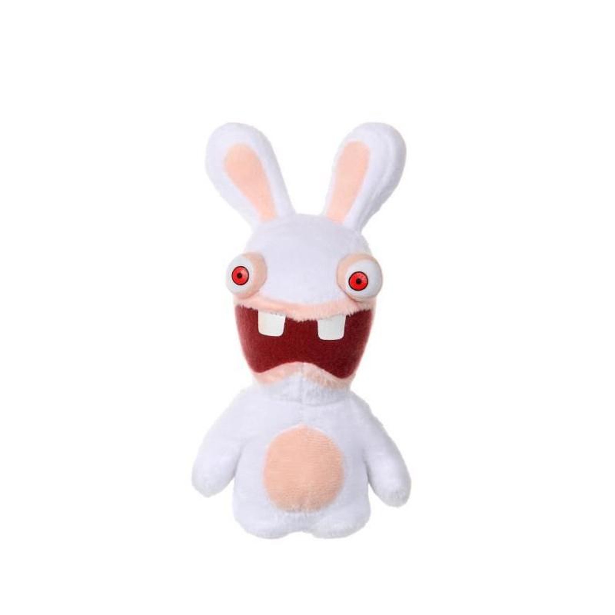 TOYS TOYS Peluche Lapins Crétins Bean - GIPSY TOYS - Bouche Ouverte, 18 cm