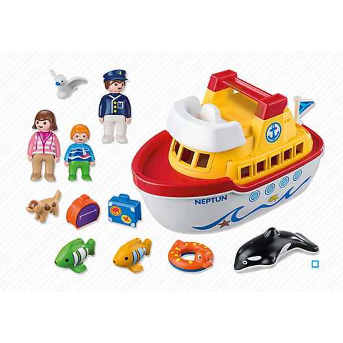 PLAYMOBIL 6957 1.2.3 - Navire Transportable