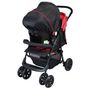 Voir la diapositive 7 : BAMBISOL Poussette combinée trio 4 roues noire et rouge