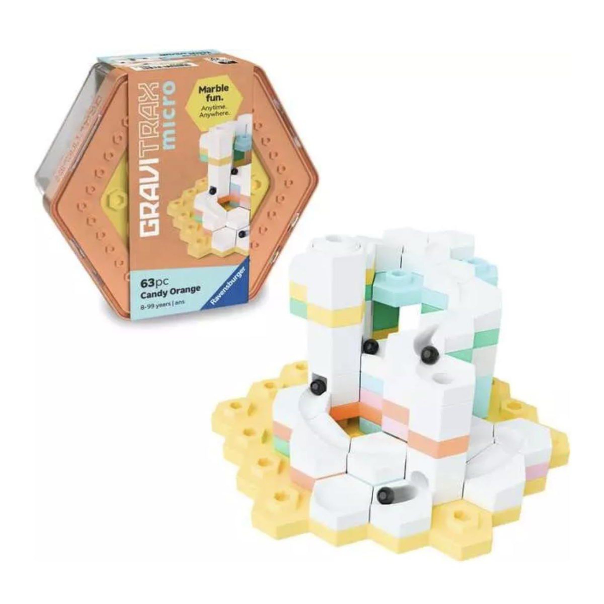 Voir la diapositive 2 : RAVENSBURGER Micro - micro candy orange