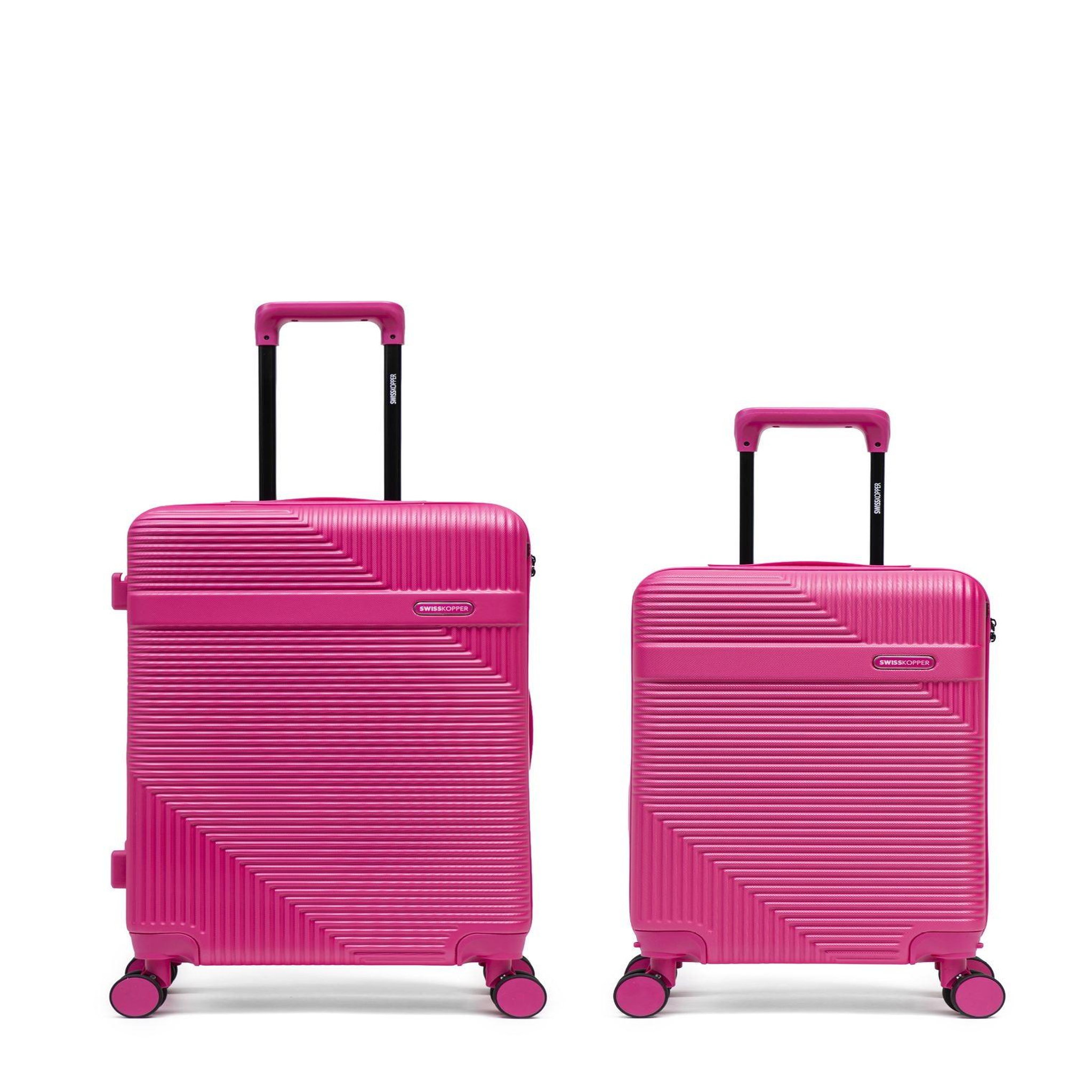 SWISS KOPPER Lot de 2 Valises Rigides Taille Moyenne et Cabine WOHLEN