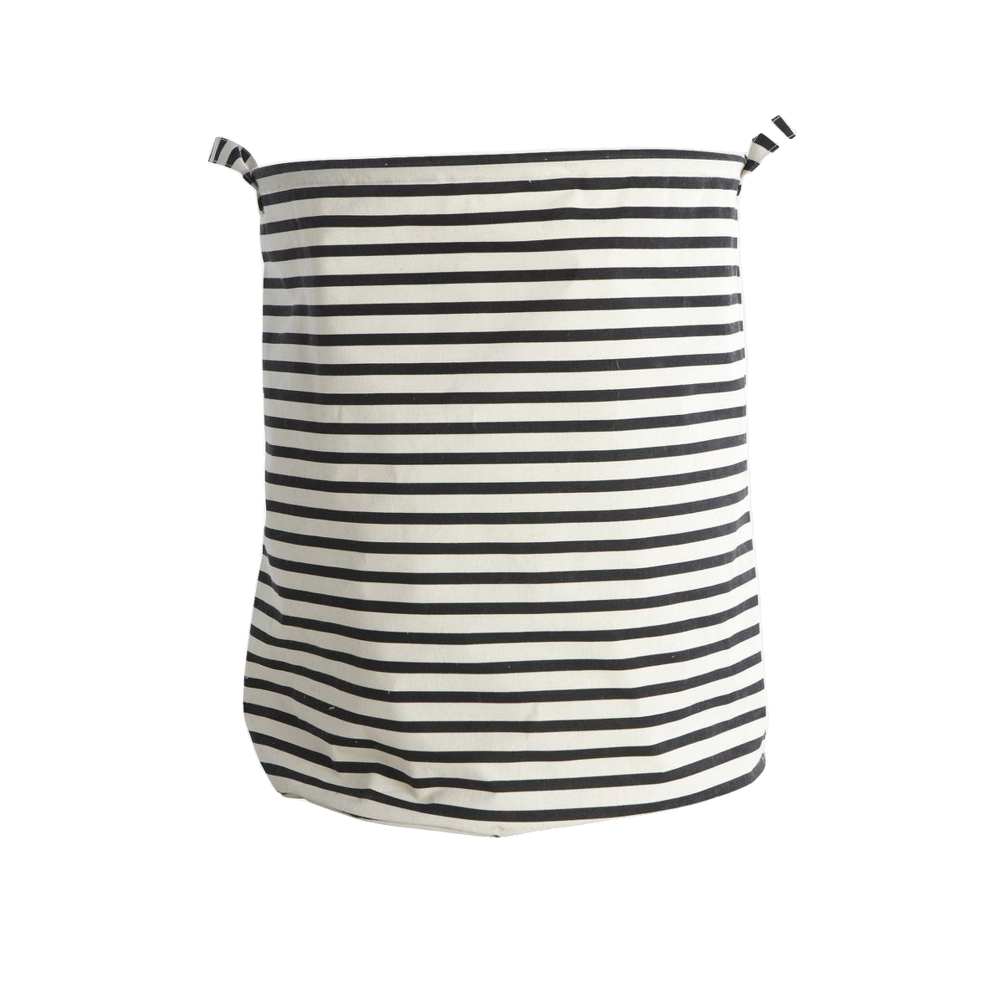 Voir la diapositive 3 : HOUSE DOCTOR Panier à linge House Doctor stripes noir/blanc