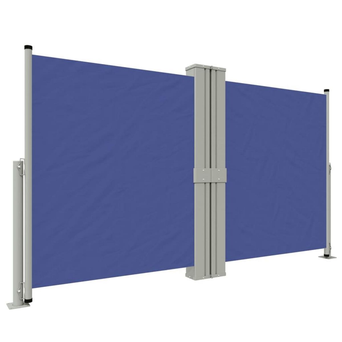 VIDAXL Auvent lateral retractable Bleu 140x1200 cm