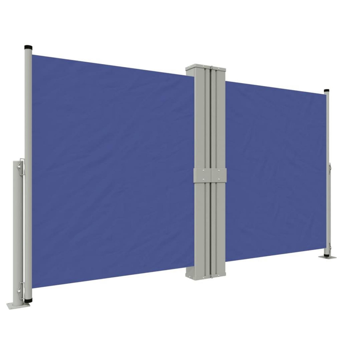 VIDAXL Auvent lateral retractable Bleu 140x1200 cm