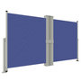 Voir la diapositive 2 : VIDAXL Auvent lateral retractable Bleu 140x1200 cm