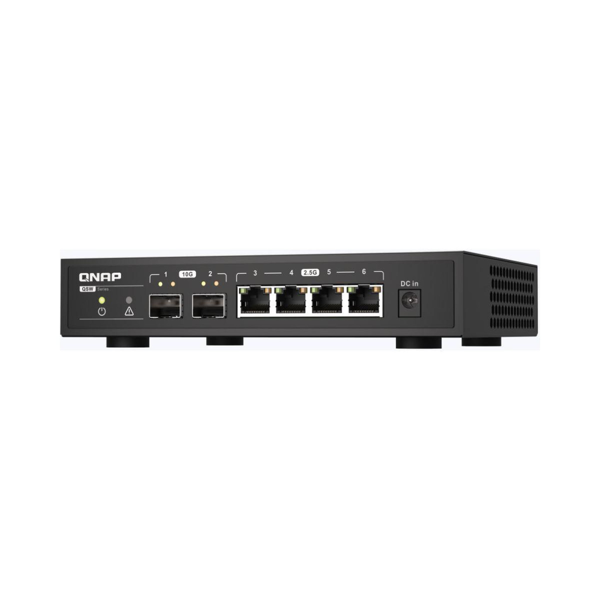 Voir la diapositive 2 : Qnap Switch ethernet QSW-2104-2S 4ports 2.5Gb+2ports 10 GB SF