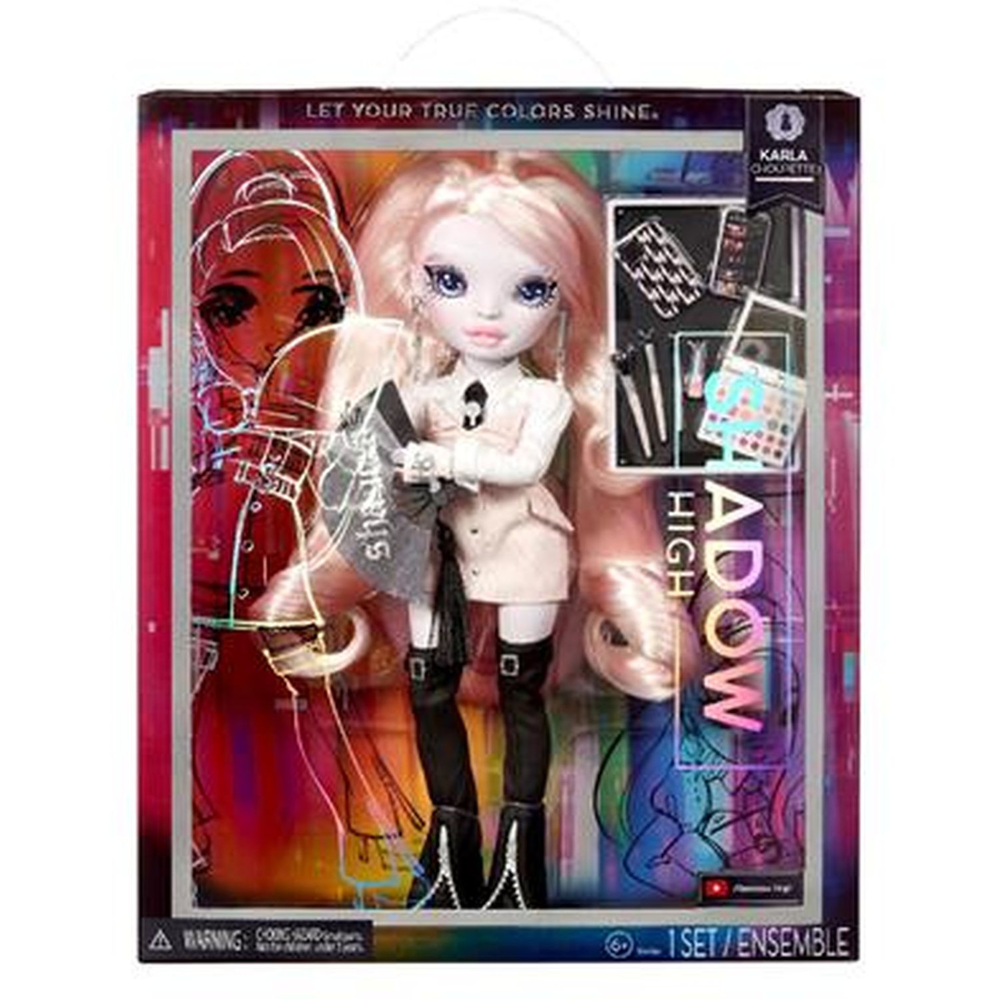 Voir la diapositive 1 : MGA Poupée Rainbow High Shadow Pink