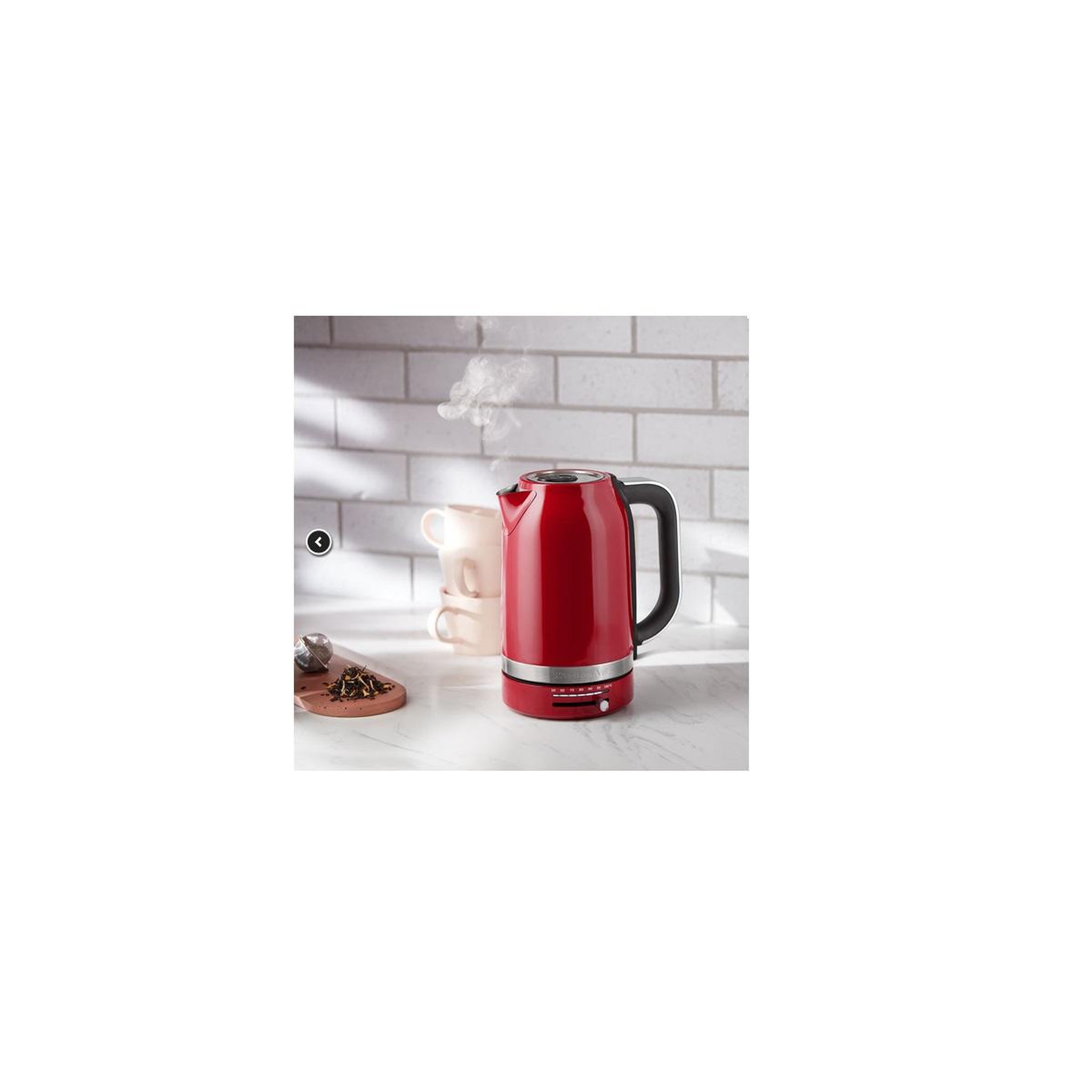 Voir la diapositive 3 : KitchenAid Bouilloire sans fil 1.7l 2400w rouge - 5kek1701eer