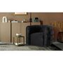 Voir la diapositive 6 : Paris Prix Fauteuil Design Bouclette  Elisa  95cm Noir