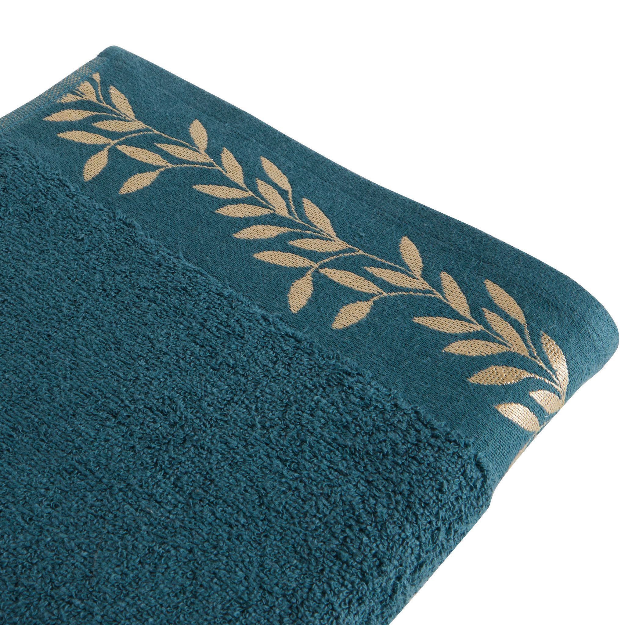Voir la diapositive 2 : ACTUEL Serviette de toilette fantaisie en coton 450 g/m²