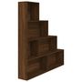 Voir la diapositive 2 : VIDAXL Armoire a livres Chene marron 155x24x160 cm