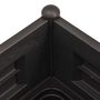 Voir la diapositive 5 : VIDAXL Lit sureleve de jardin PP Anthracite 100x43x35 cm
