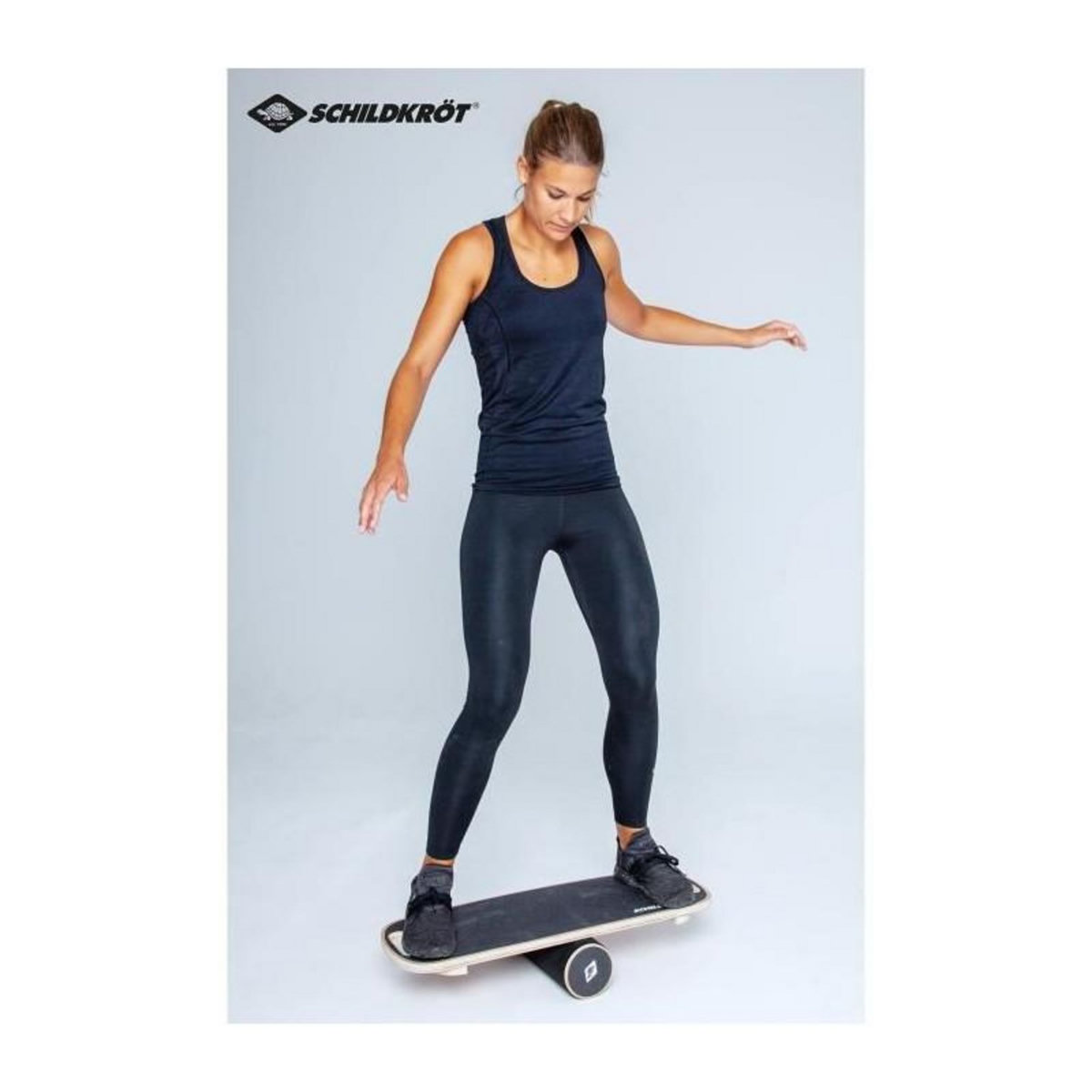 SCHILDKROT Planche d'équilibre - SCHILDKRÖT - WOODEN BALANCE BOARD