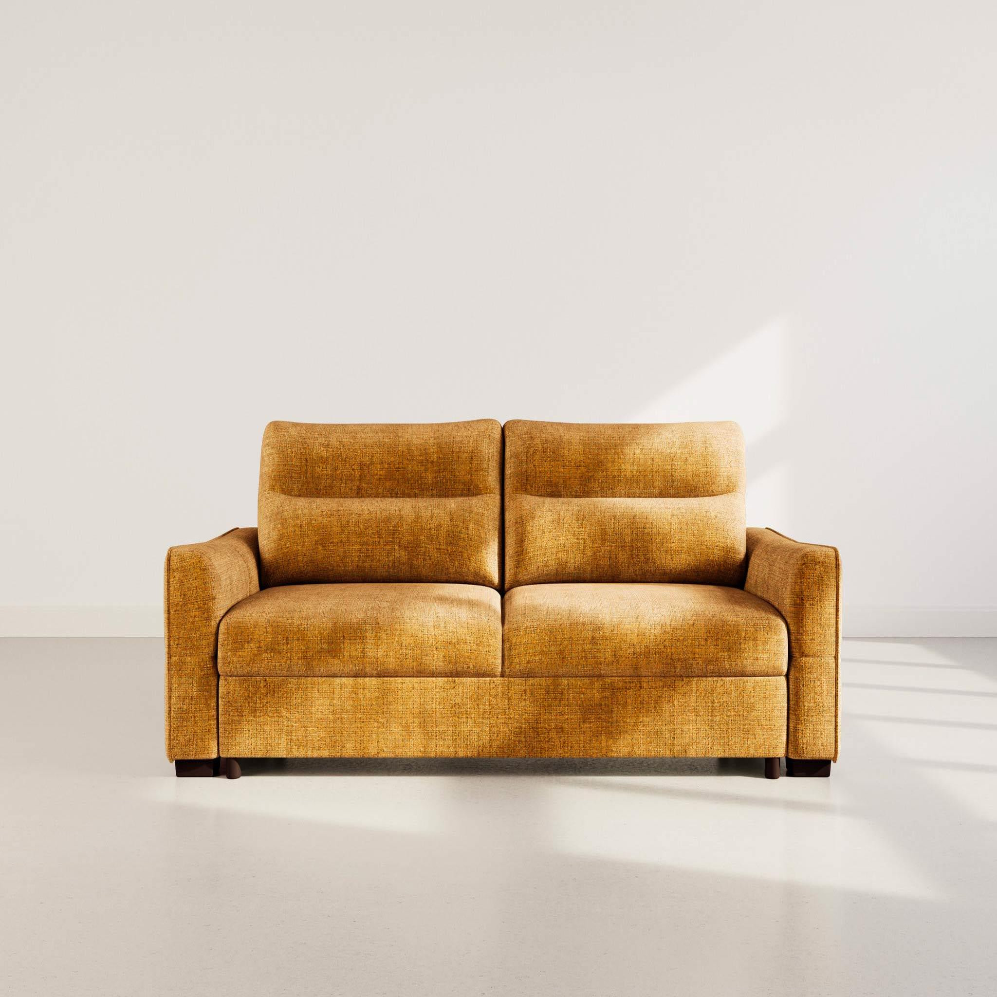 Voir la diapositive 6 : BEST MOBILIER Anatole - canapé droit 3 places convertible avec coffre en velours texturé