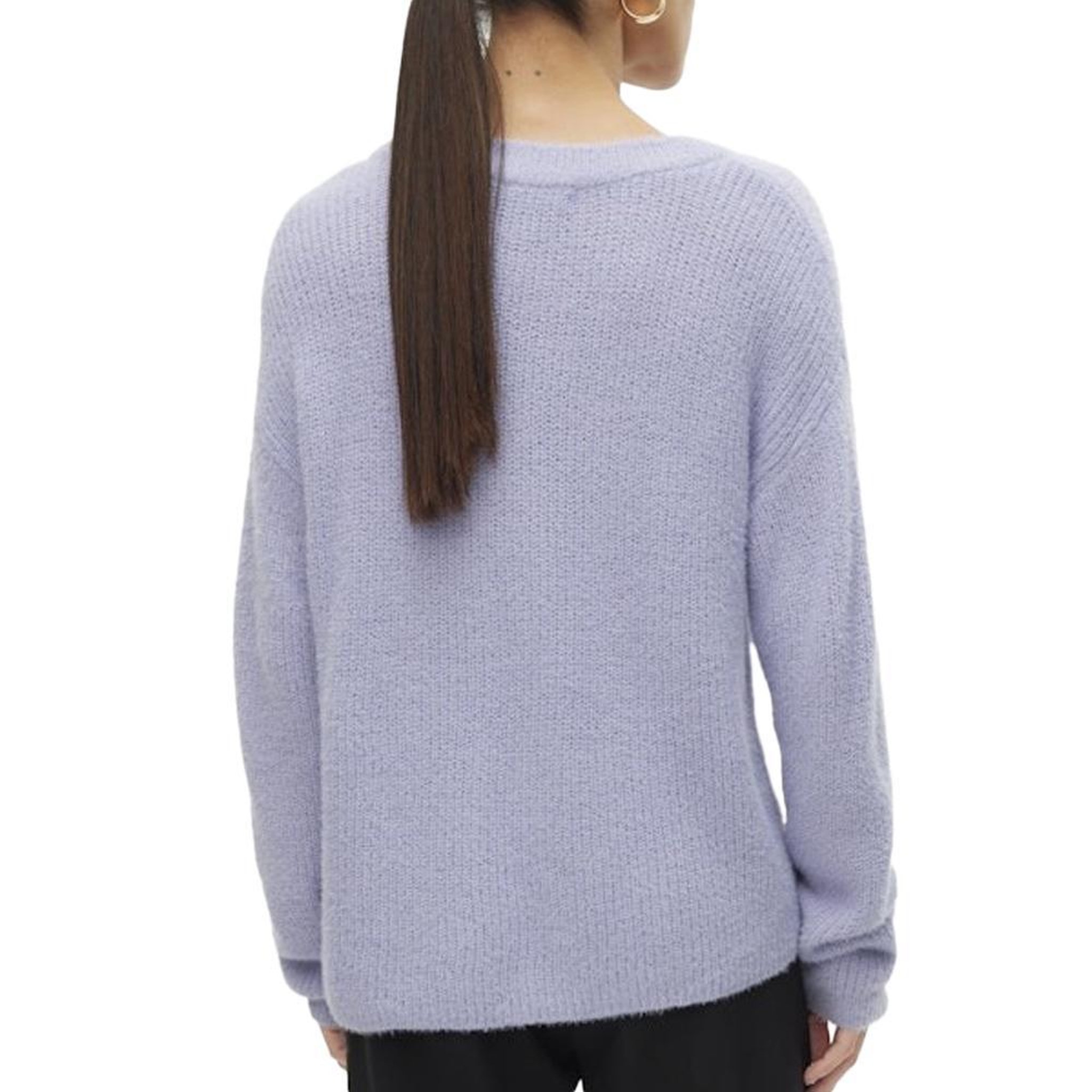 Voir la diapositive 2 : Vero Moda Pull Mauve Femme Vero Moda Puff