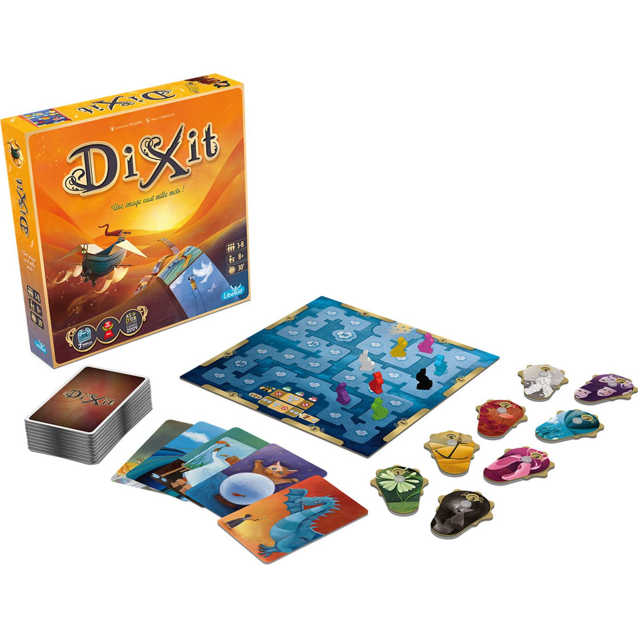 Voir la diapositive 3 : ASMODEE Jeu en famille - Dixit - Une image vaut mille mots