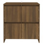 Voir la diapositive 3 : VIDAXL Buffet Chene marron 70x41x75 cm Bois d'ingenierie