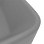 VIDAXL Lavabo de luxe Gris clair mat 41x30x12 cm Ceramique