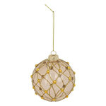 ATMOSPHERA Boule de Noël en Verre  Perle  10cm Bronze
