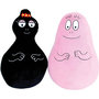 Voir la diapositive 1 : JEMINI Lot de 2 peluches coussins - BARBAPAPA - JEMINI - Barbapapa et Barbamama - 40 cm