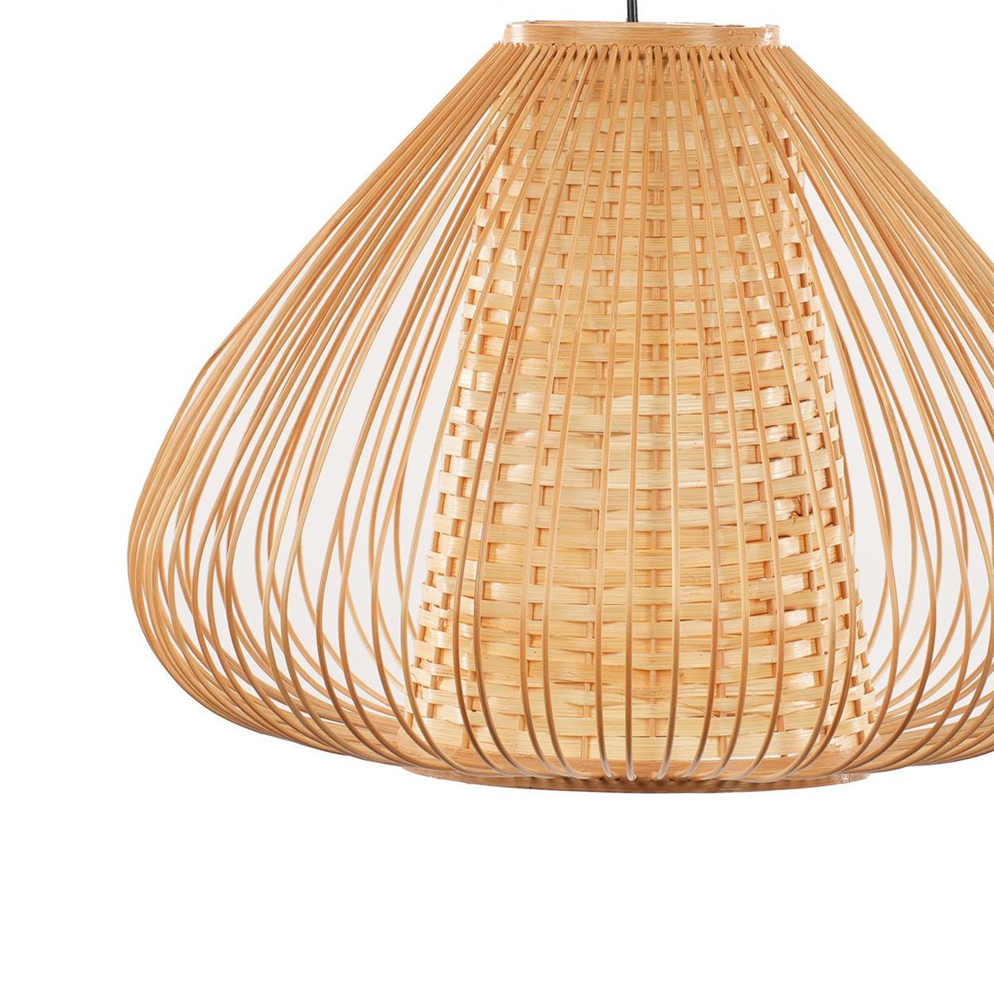 Voir la diapositive 3 : MAISON AUBERTIN Suspension poire rotin naturel