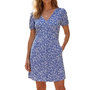 Voir la diapositive 1 : Only Robe Bleu/Blanche à fleurs Femme Only Nova