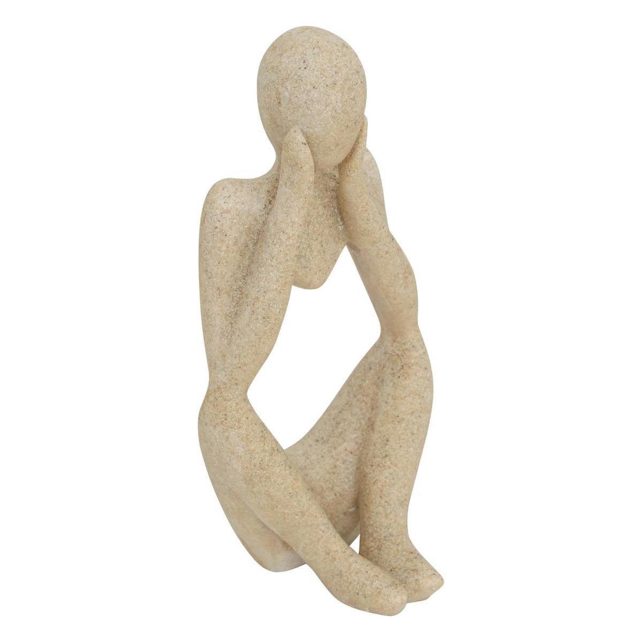 Voir la diapositive 3 : ATMOSPHERA Lot de 3 statuettes femmes  aby  11cm beige