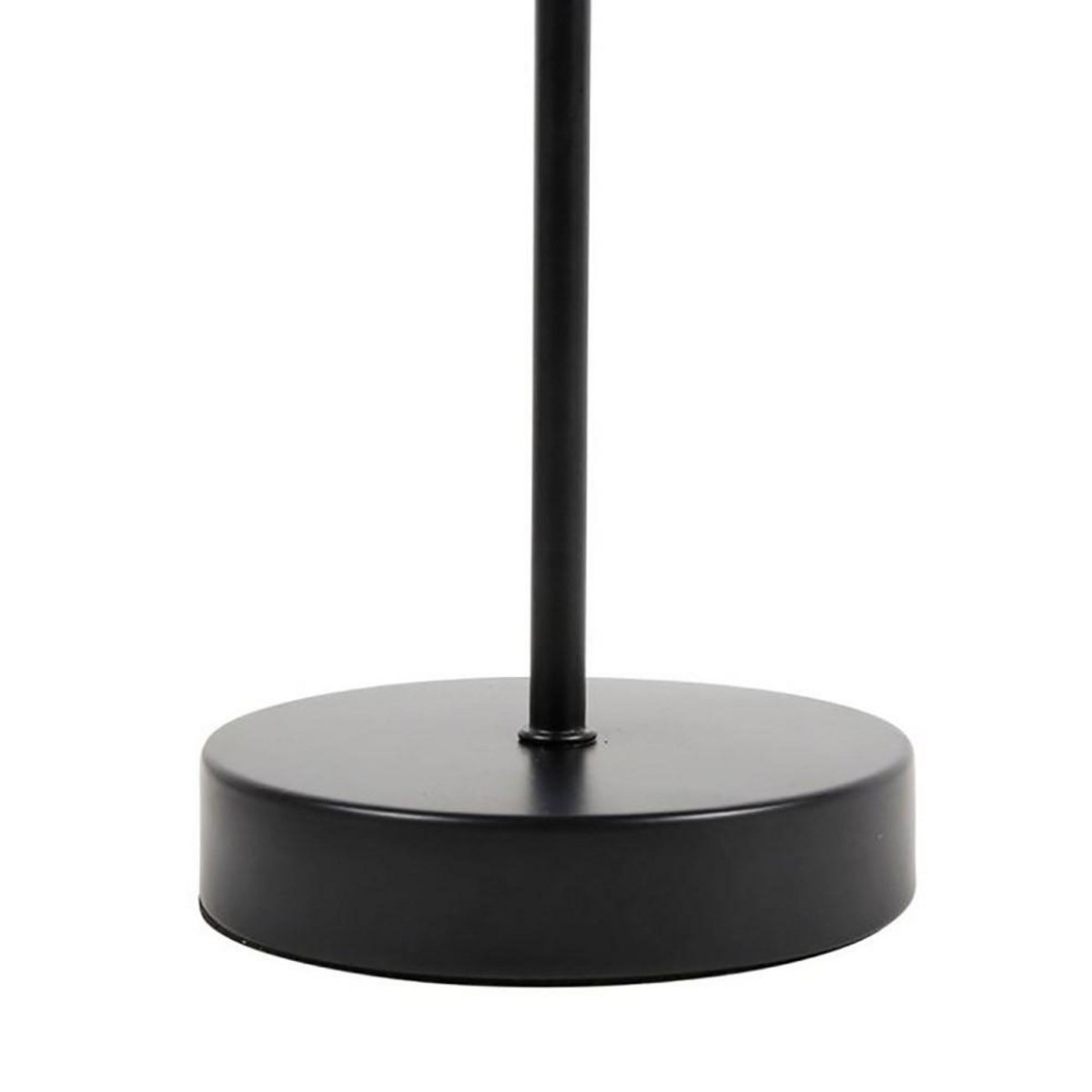 OSTARIA Lampe métal tissu plissé Aurélia noire