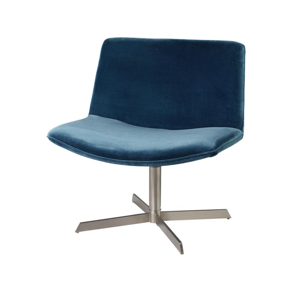 Habitat et Jardin Fauteuil  Kiss  - Velours - Bleu