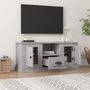 Voir la diapositive 3 : VIDAXL Meuble TV sonoma gris 100x35,5x45 cm bois d'ingenierie