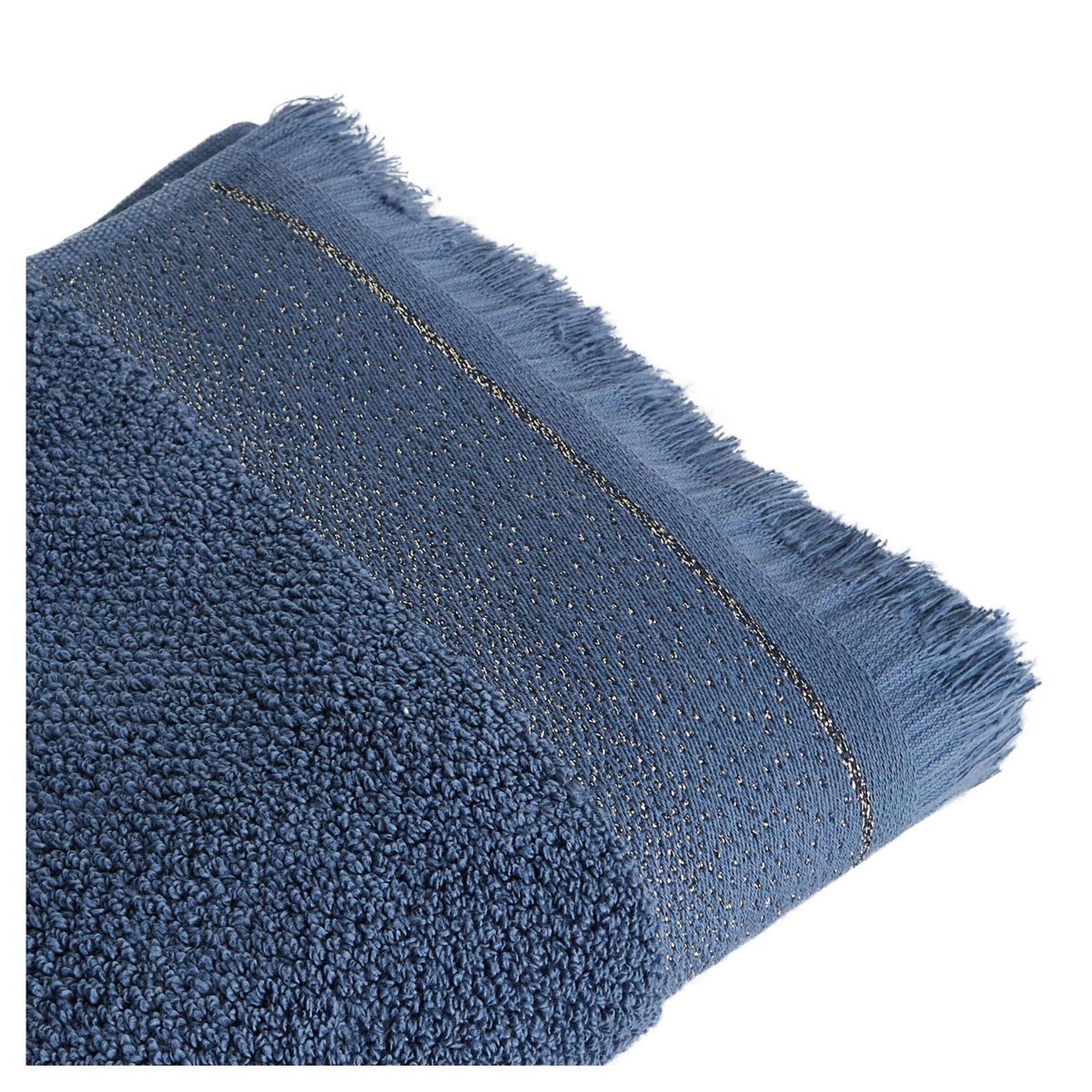 Voir la diapositive 2 : ACTUEL Maxi drap de bain uni en coton qualité zéro twist 500 g/m²