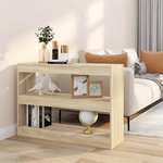 VIDAXL Bibliotheque/Separateur de piece chene sonoma 100x30x72 cm