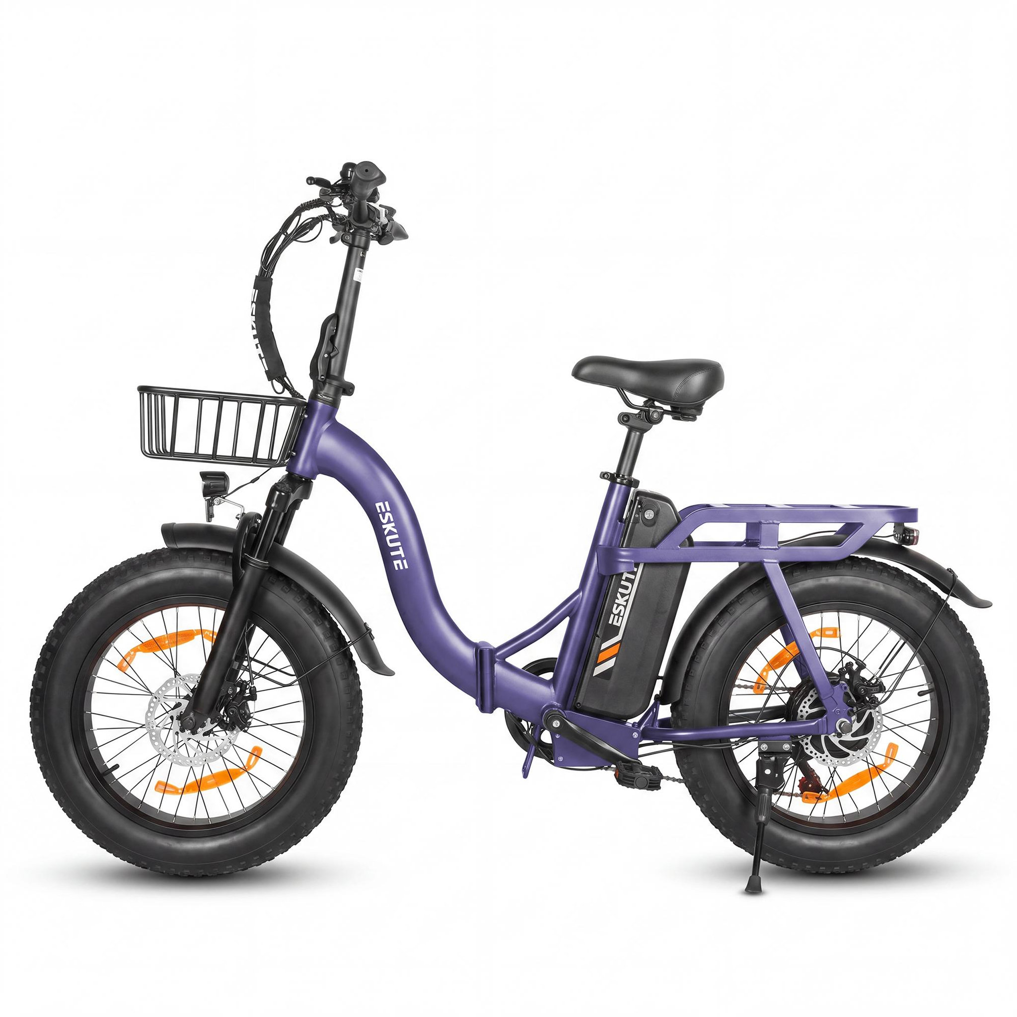 Voir la diapositive 2 : ESKUTE Vélo électrique pliable ESKUTE D202, 48V 20,8Ah