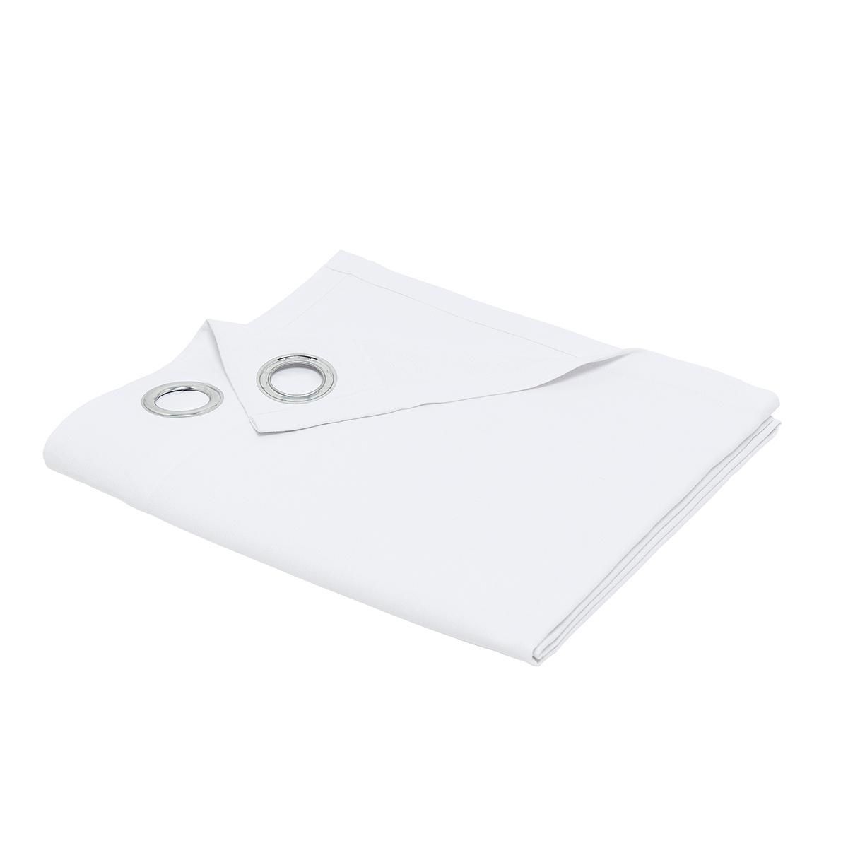 TODAY Rideau à &oelig;illets en polycoton PANAMA