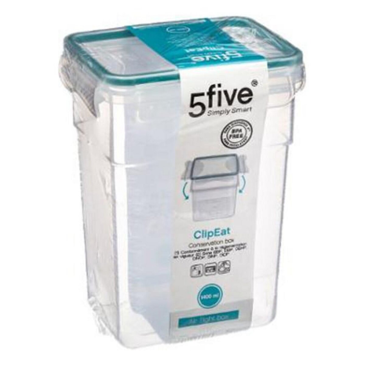 FIVE Boîte de Conservation  Clipeat  1,4L Bleu